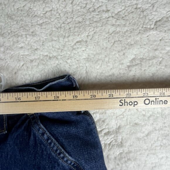 Carhartt Blue Denim Carpenter Jeans Mens 40x32 Dungaree Fit B13 HDK Straight Leg - Picture 4 of 9